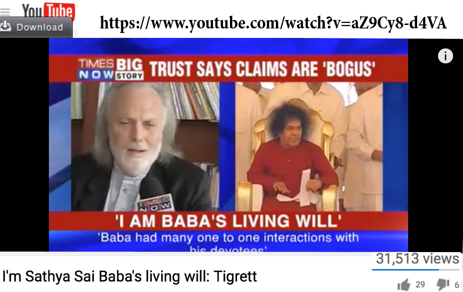 Tigrett - I am Baba's Living Will
